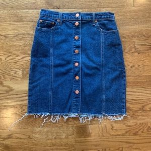 Gap Denim Pencil Skirt 27W Like New!